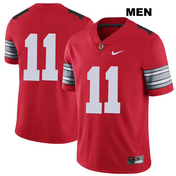 Ohio State Buckeyes Men's Tyreke Smith #11 Red Authentic Nike 2018 Spring Game No Name College NCAA Stitched Football Jersey RT19Y58FR